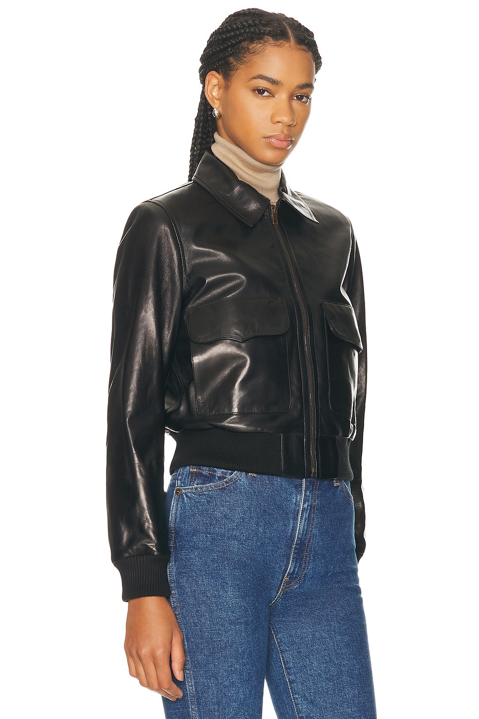 Redley Leather Bomber Jacket - 2