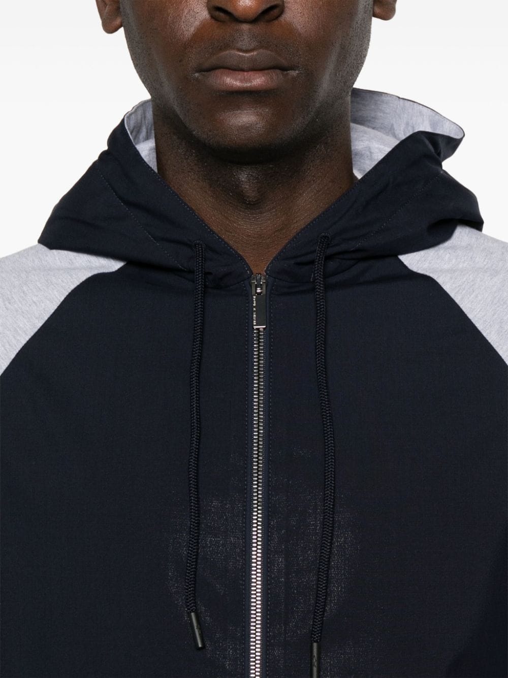 panelled hooded jacket - 5