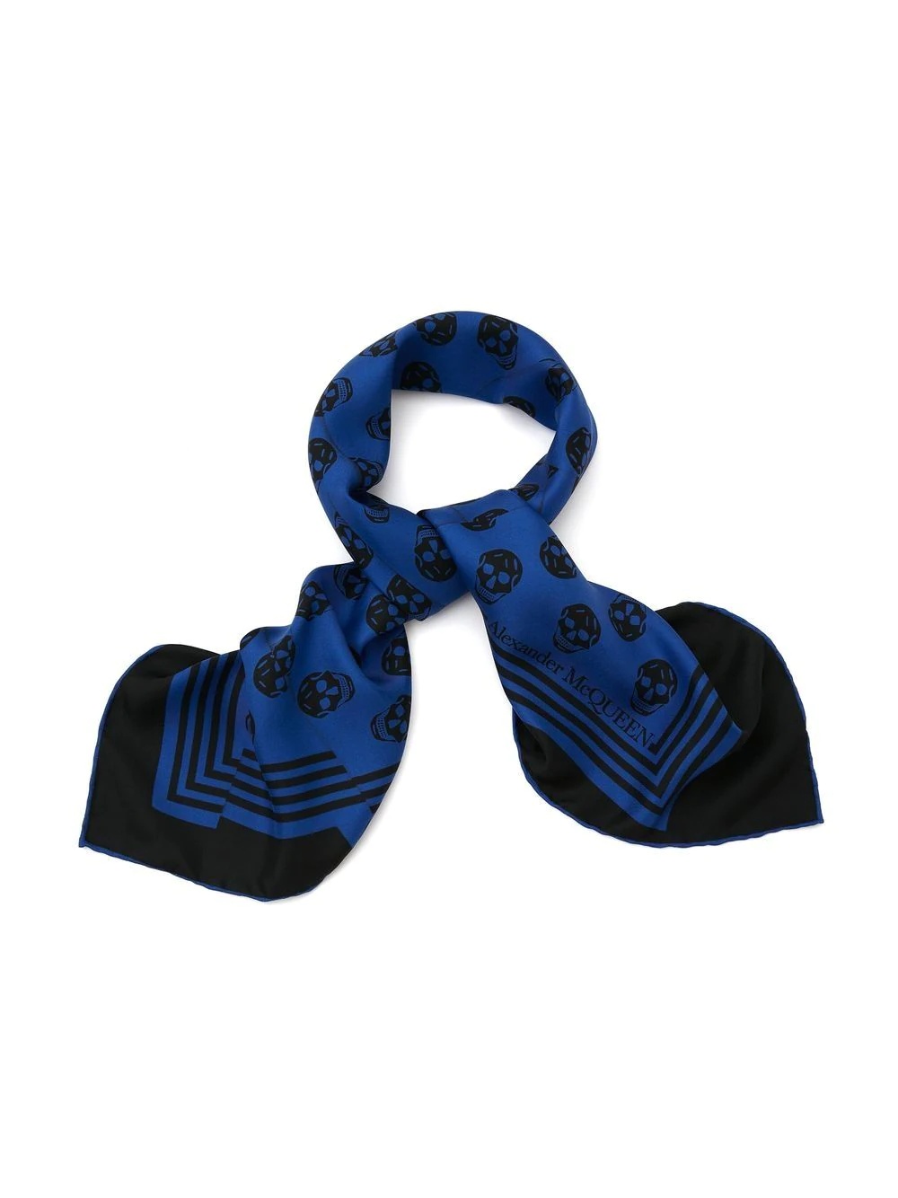 skull-print silk scarf - 3