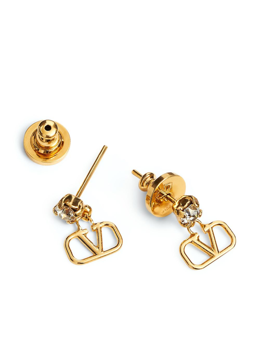 Valentino Garavani Women Vlogo Signature Strass Earrings - 4