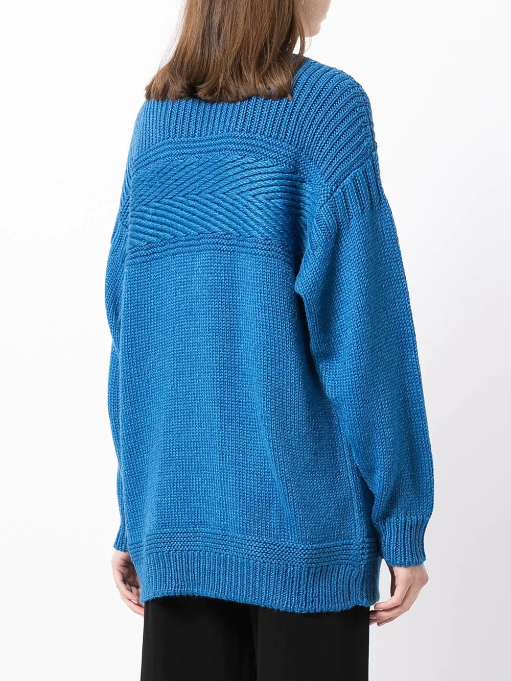 long-sleeve knitted jumper - 4