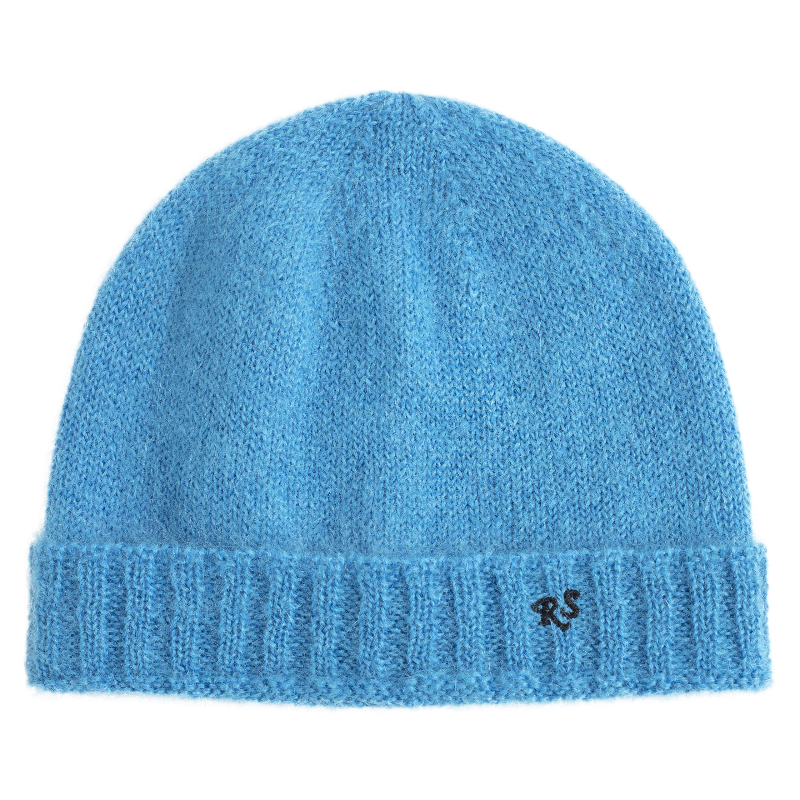 RS KNITTED BEANIE IN BLUE - 2
