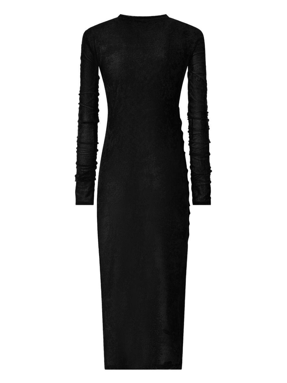 long-sleeve midi dress - 2
