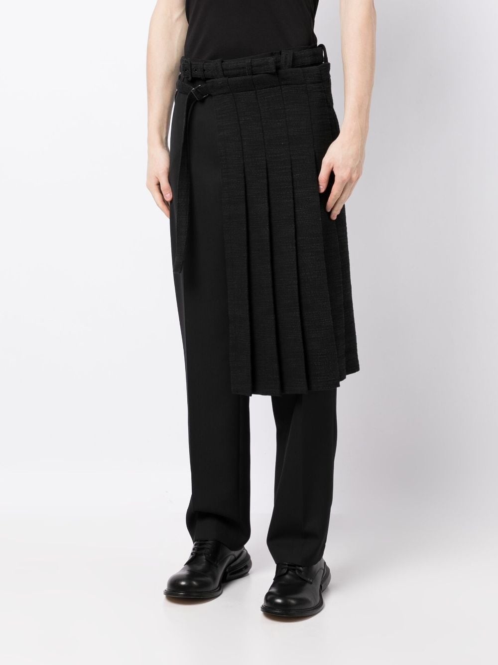 open pleated skirt - 3