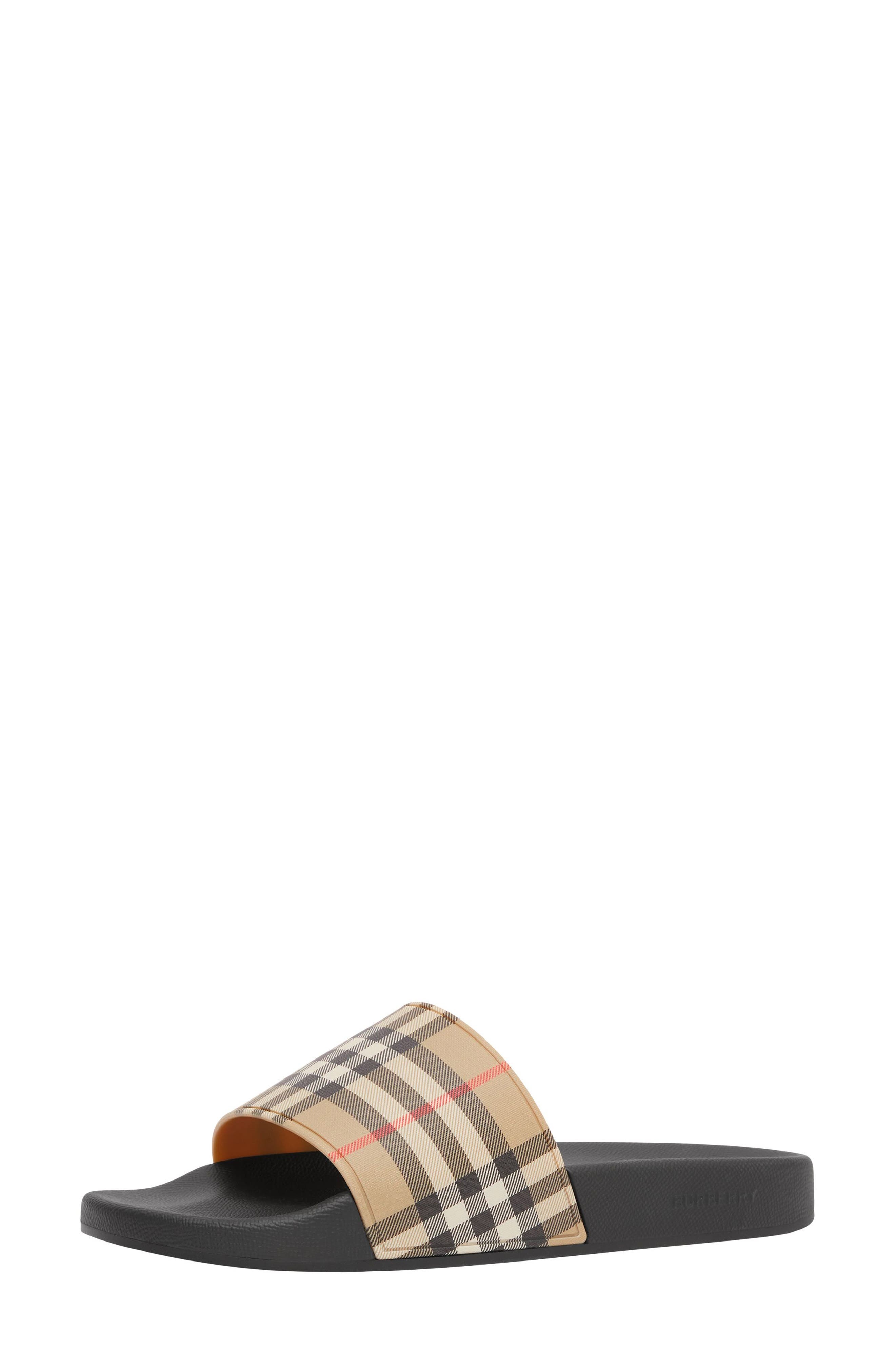 Furley Vintage Check Slide Sandal - 8