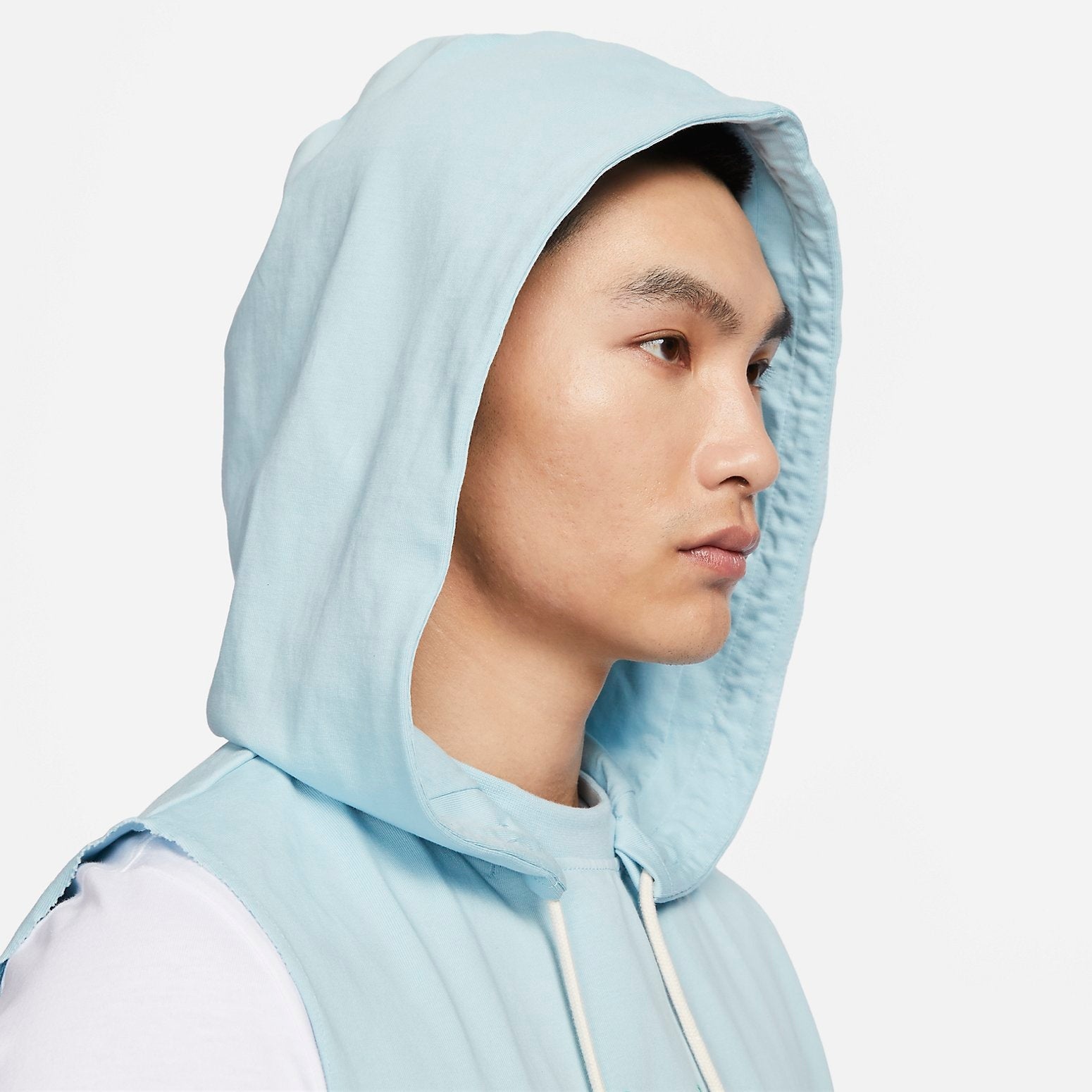 NIKE DRI-FIT Sweat-Wicking Sleeveless Hooded Vest 'Blue' FJ7224-442 - 3