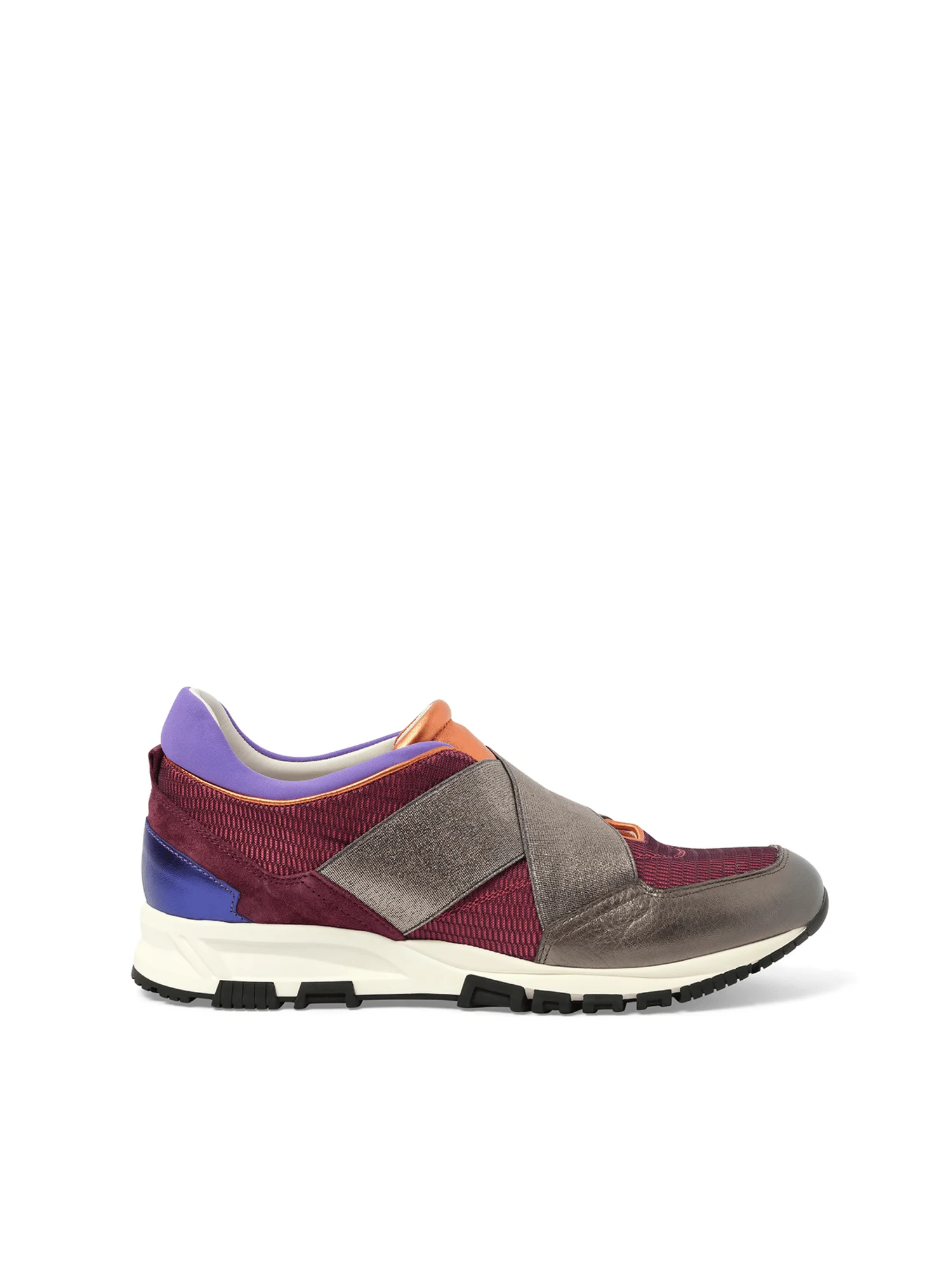 Running Shoe W/ Elastic in Pink - 1