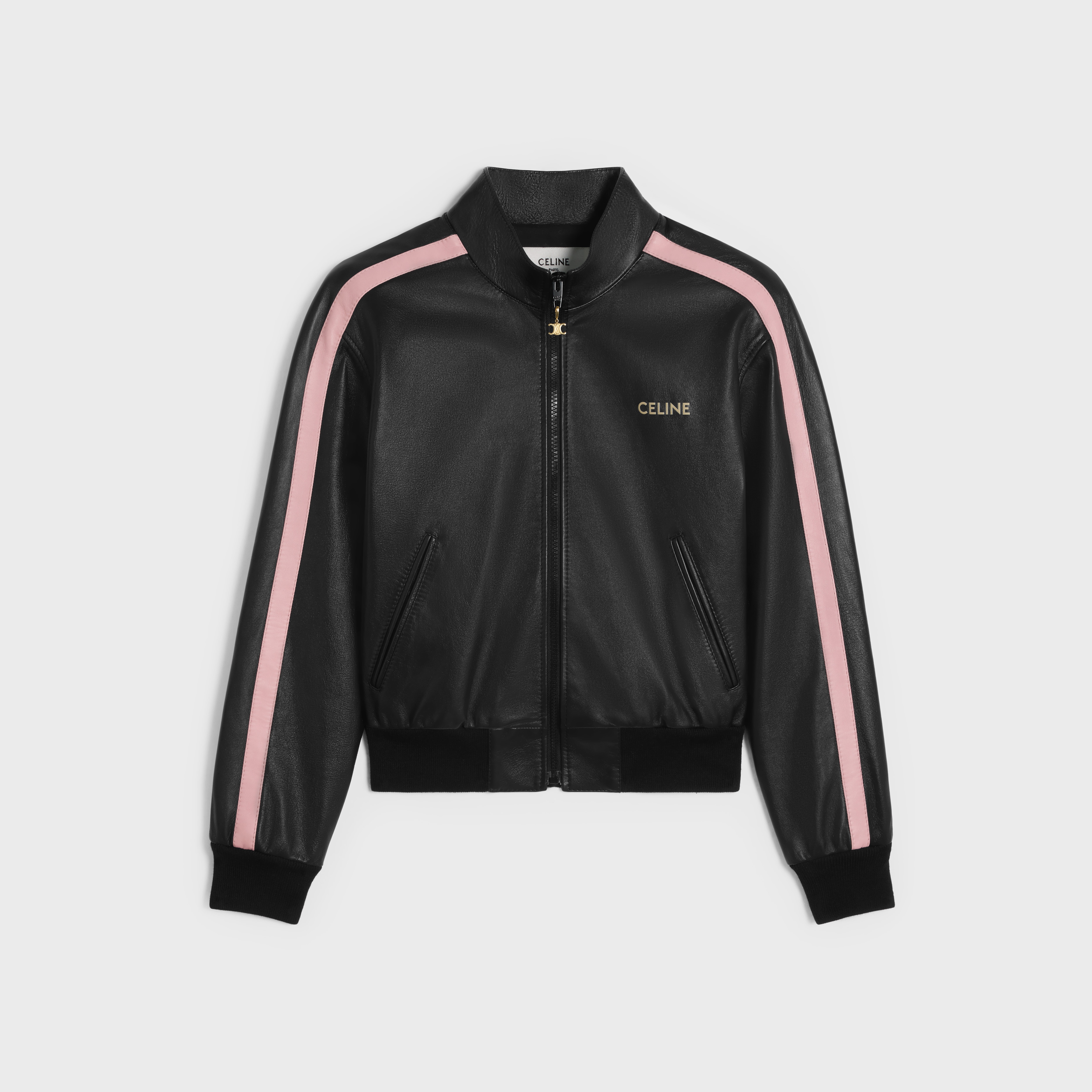 celine tracksuit jacket in soft lambskin - 1