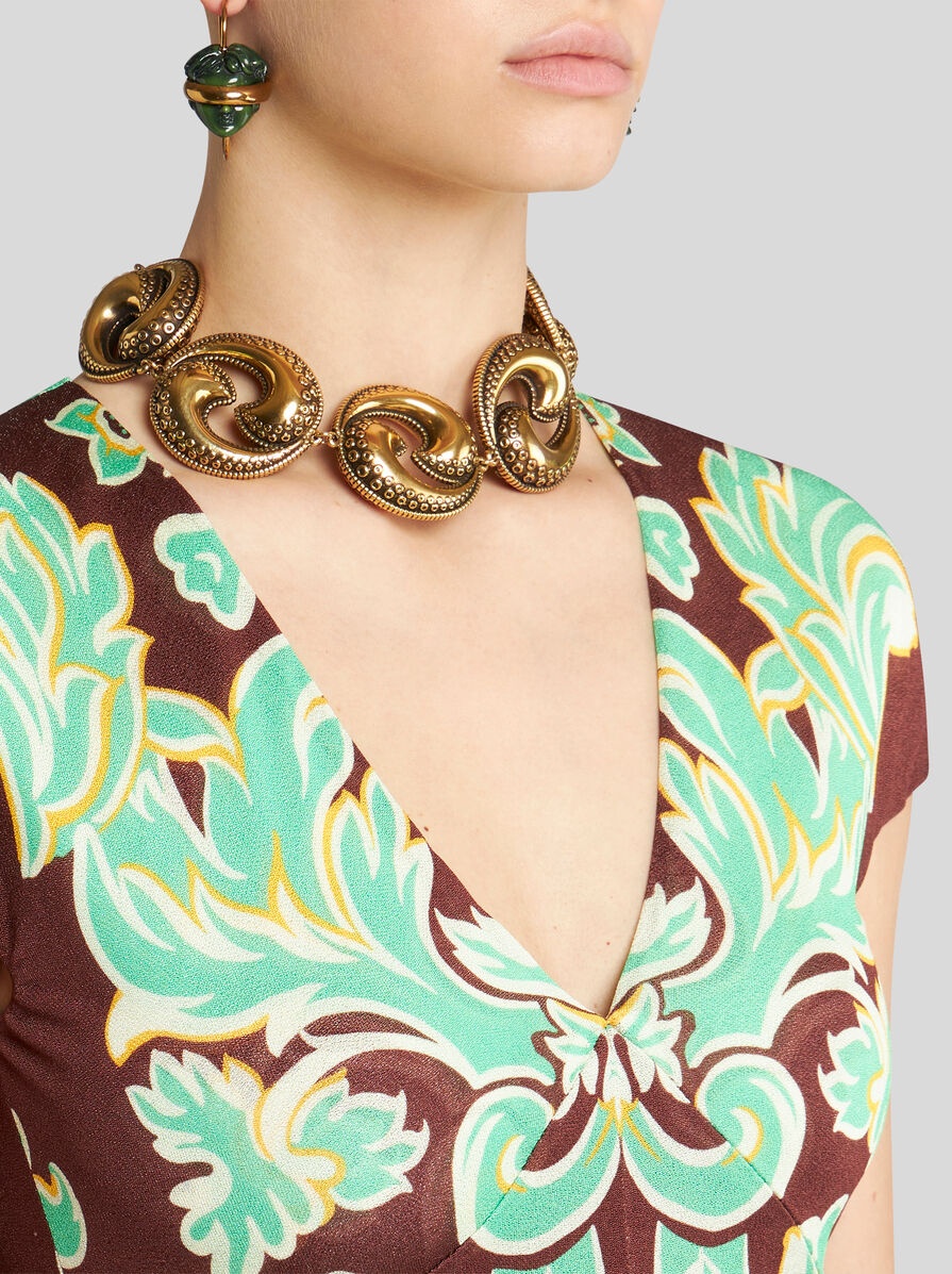 PRINTED JERSEY DRESS - 3