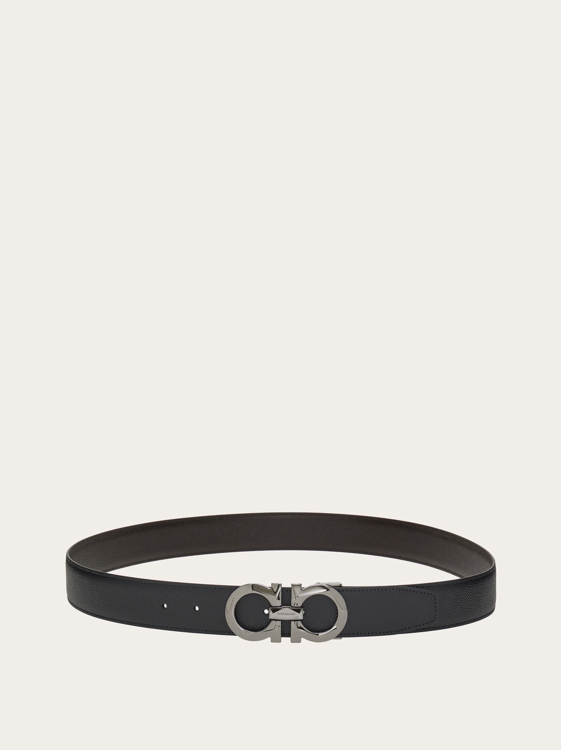 Reversible and adjustable Gancini belt - 3