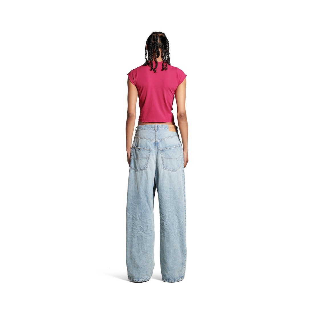 Women's Ciao Bello Shrunk T-shirt in Pink - 4