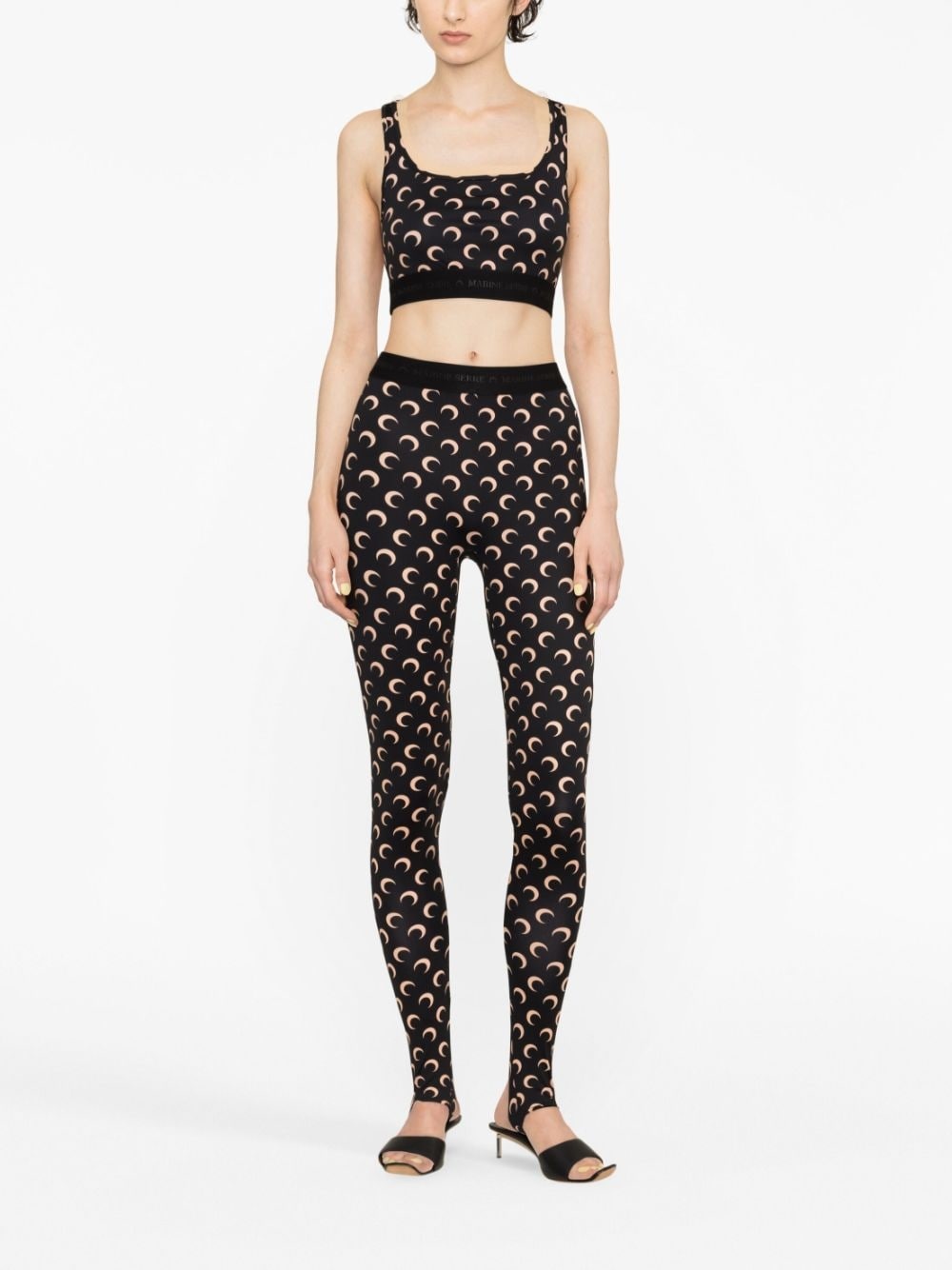Fuseaux Moon printed leggings - 2