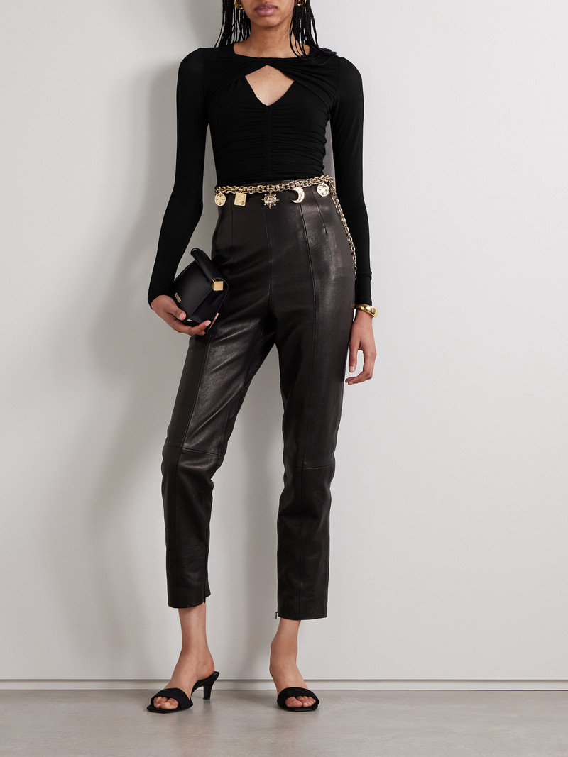 Isabel Marant Vandalia Cutout Ruched Stretch-jersey Top outlook