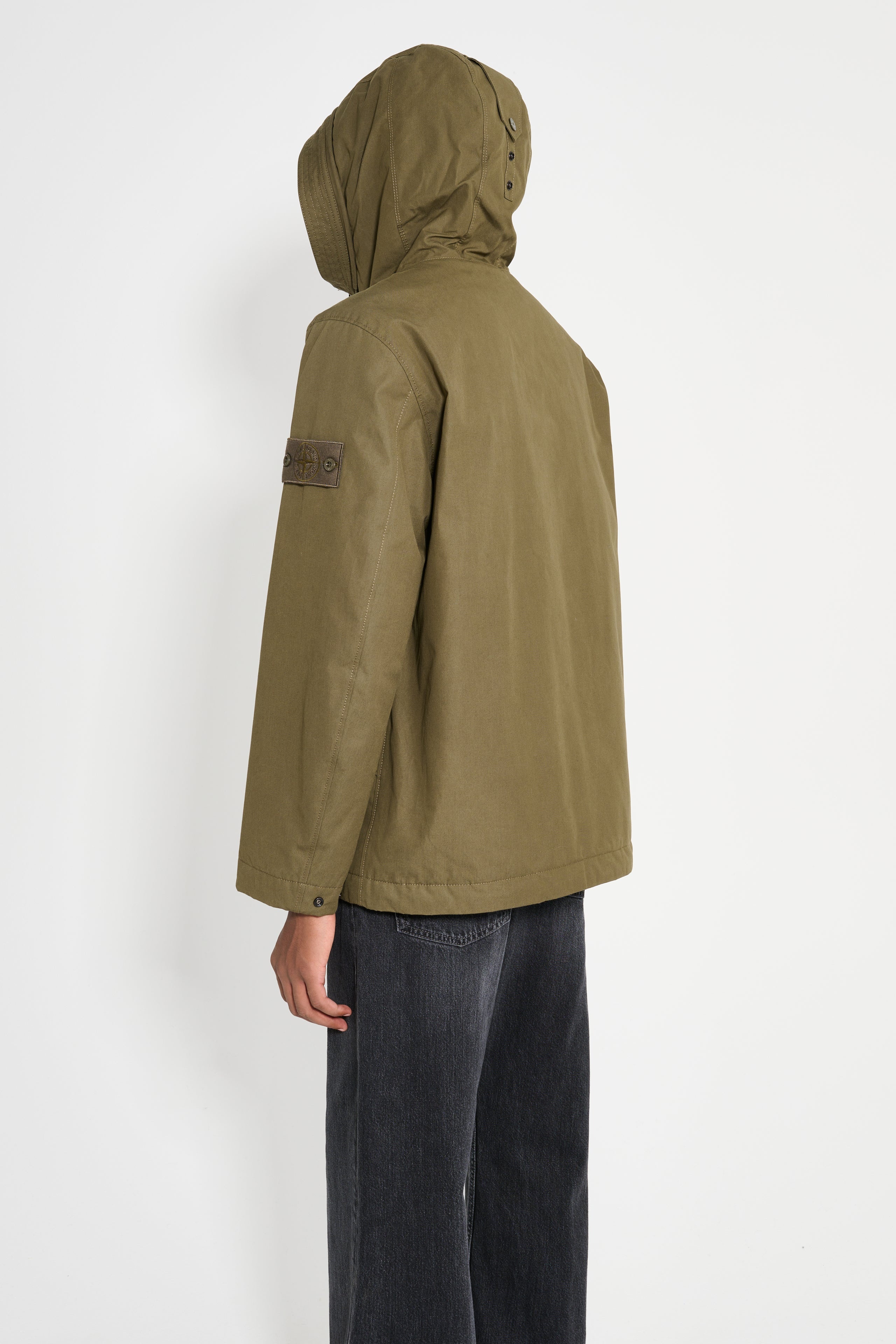 STONE ISLAND GHOST JACKET MILITARY GREEN - 6