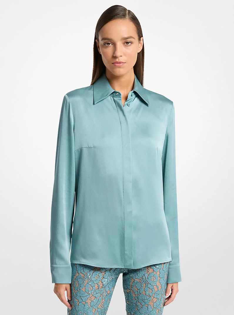 Hansen Charmeuse Shirt - 1