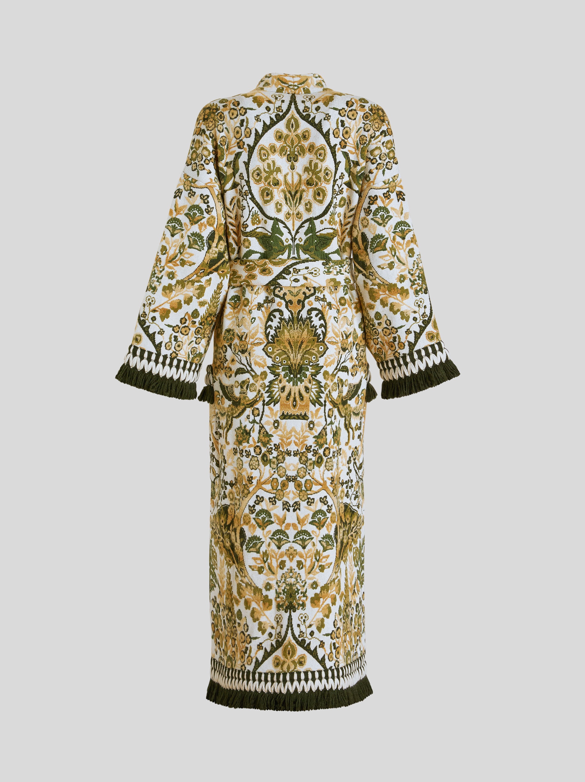 JACQUARD JERSEY COAT - 6