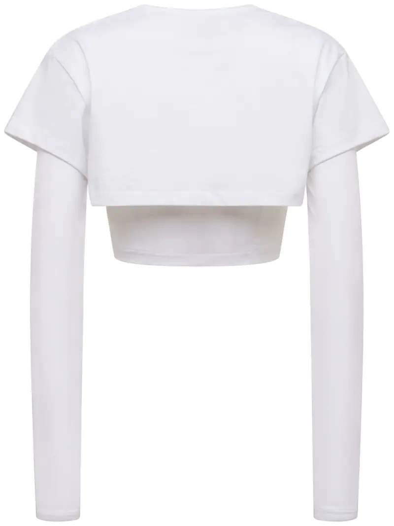 LE DOUBLE TSHIRT COTTON JERSEY T-SHIRT - 6