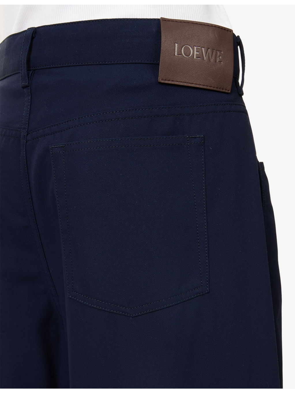 Relaxed-Fit Wide-leg Cotton-Poplin Trousers - 5