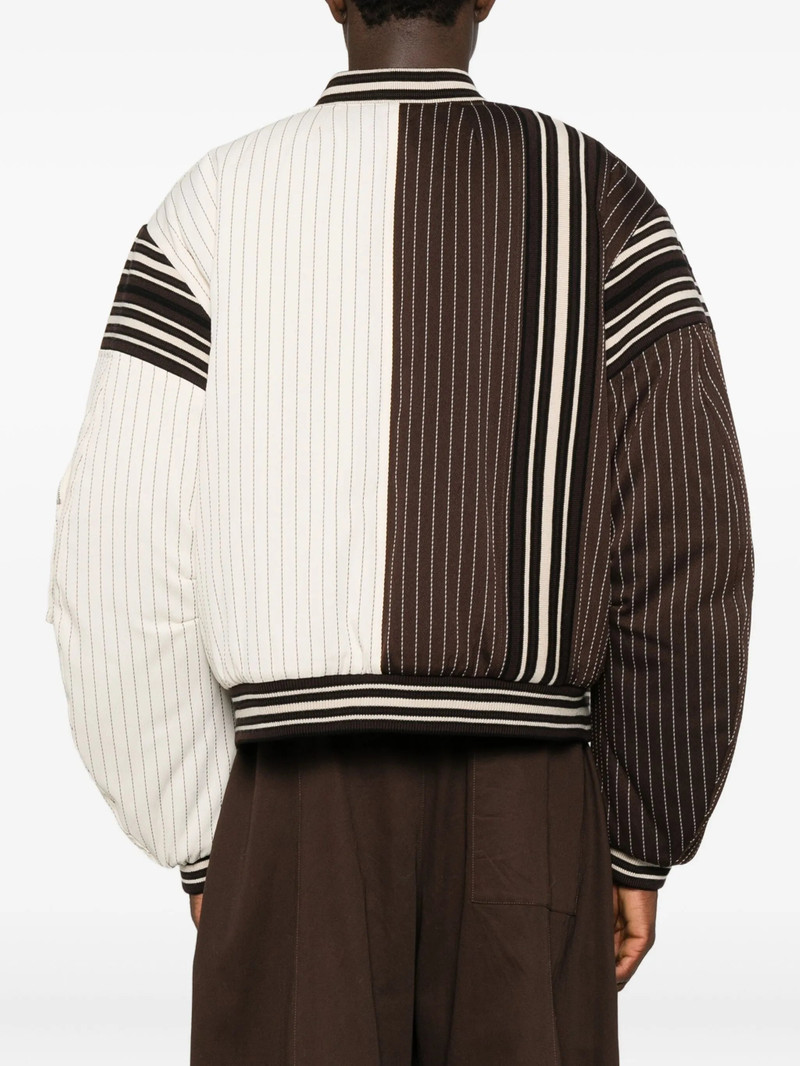 PDF Pdf Pinstripe Zip-up Jacket outlook