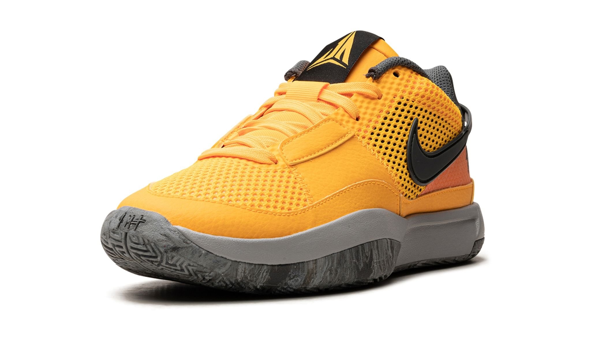 NIKE JA1 26cm wet cement イエロー Nike JA 1 Ja Morant Wet Cement/Orange Basketball Shoes Mens