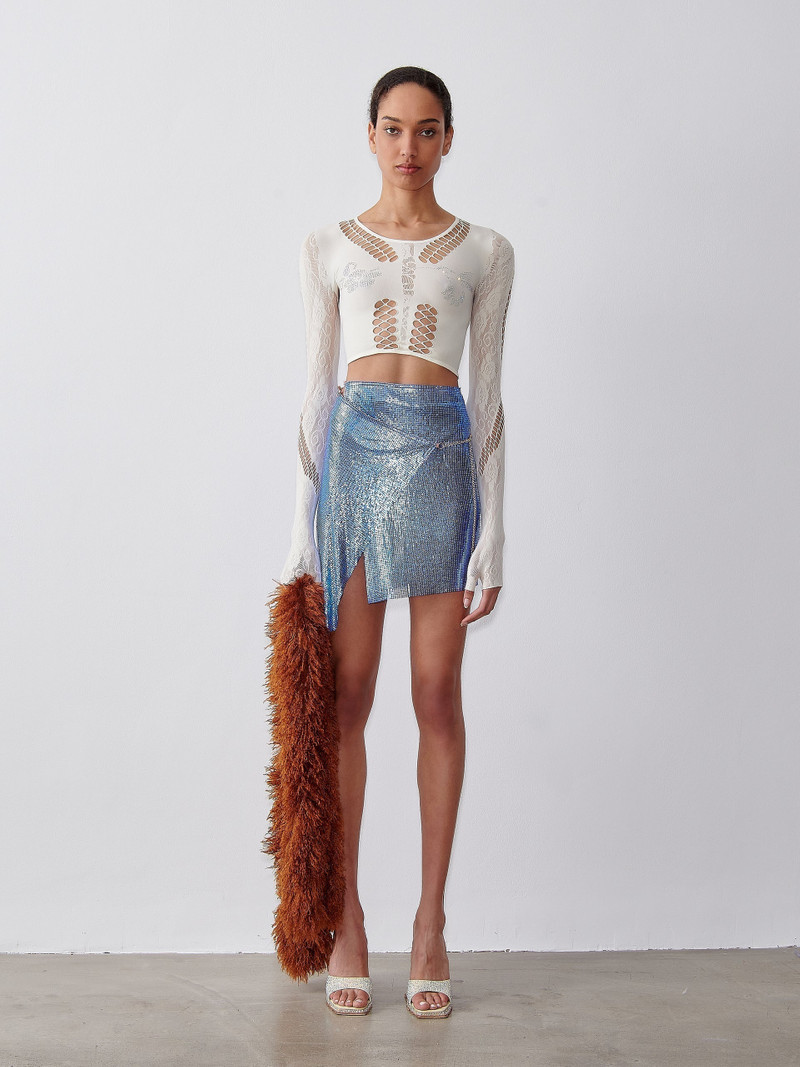 POSTER GIRL HARLOW TOP BUTTER outlook