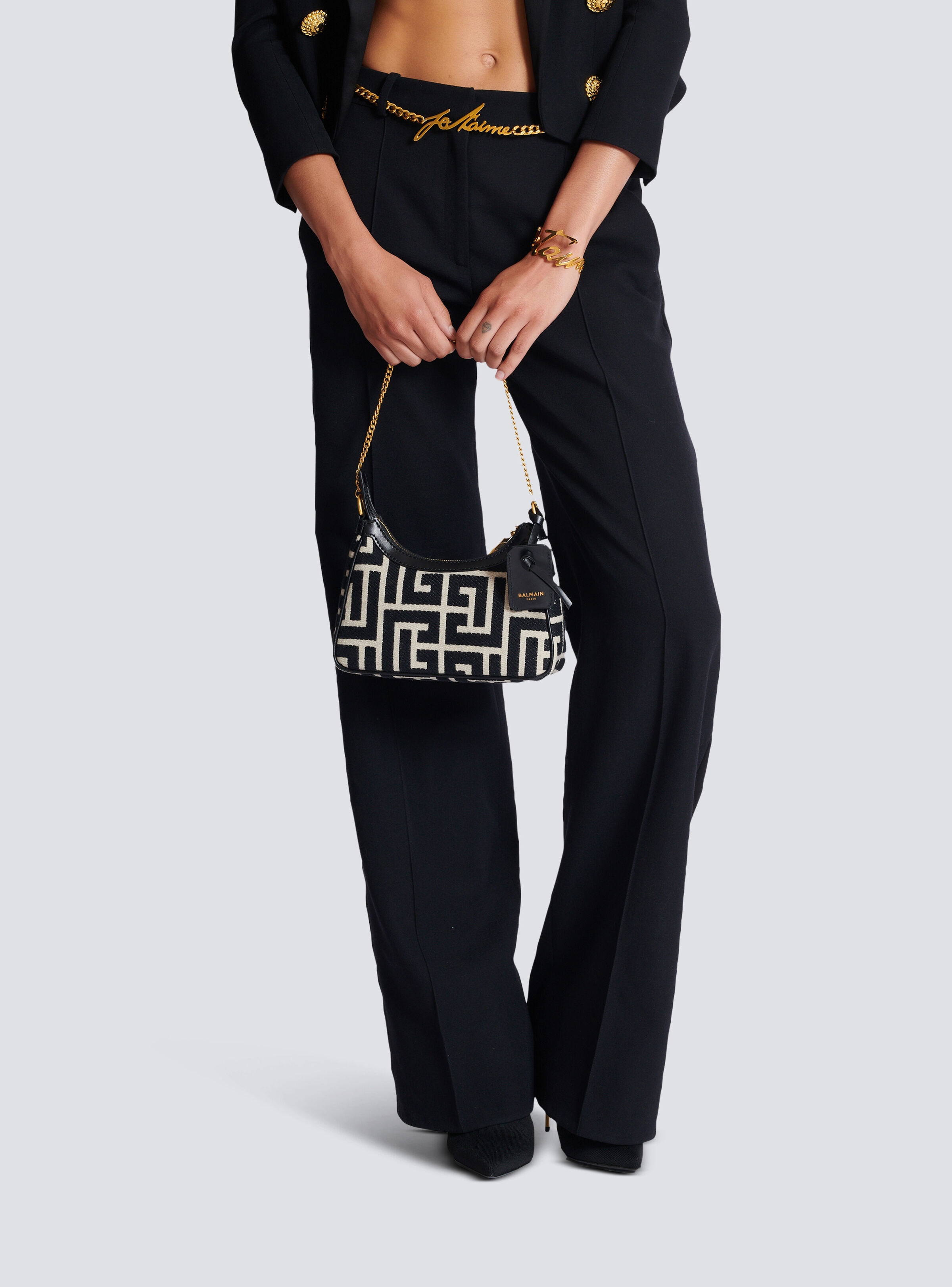 B-Army Shoulder bag in monogram jacquard - 8