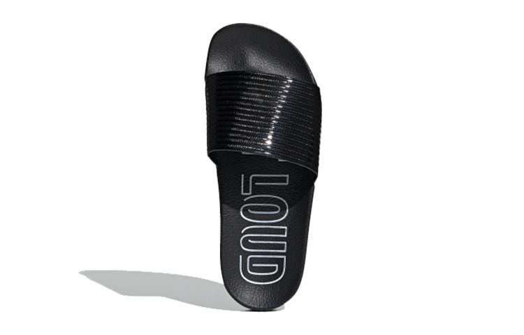 (WMNS) adidas originals Adilette W 'Black' F33934 - 4