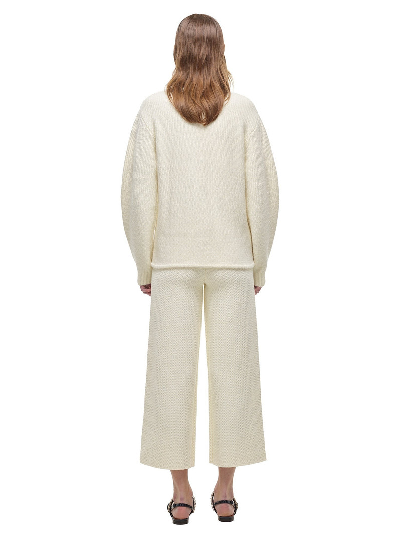 self-portrait Ivory Metallic Knit Cardigan outlook