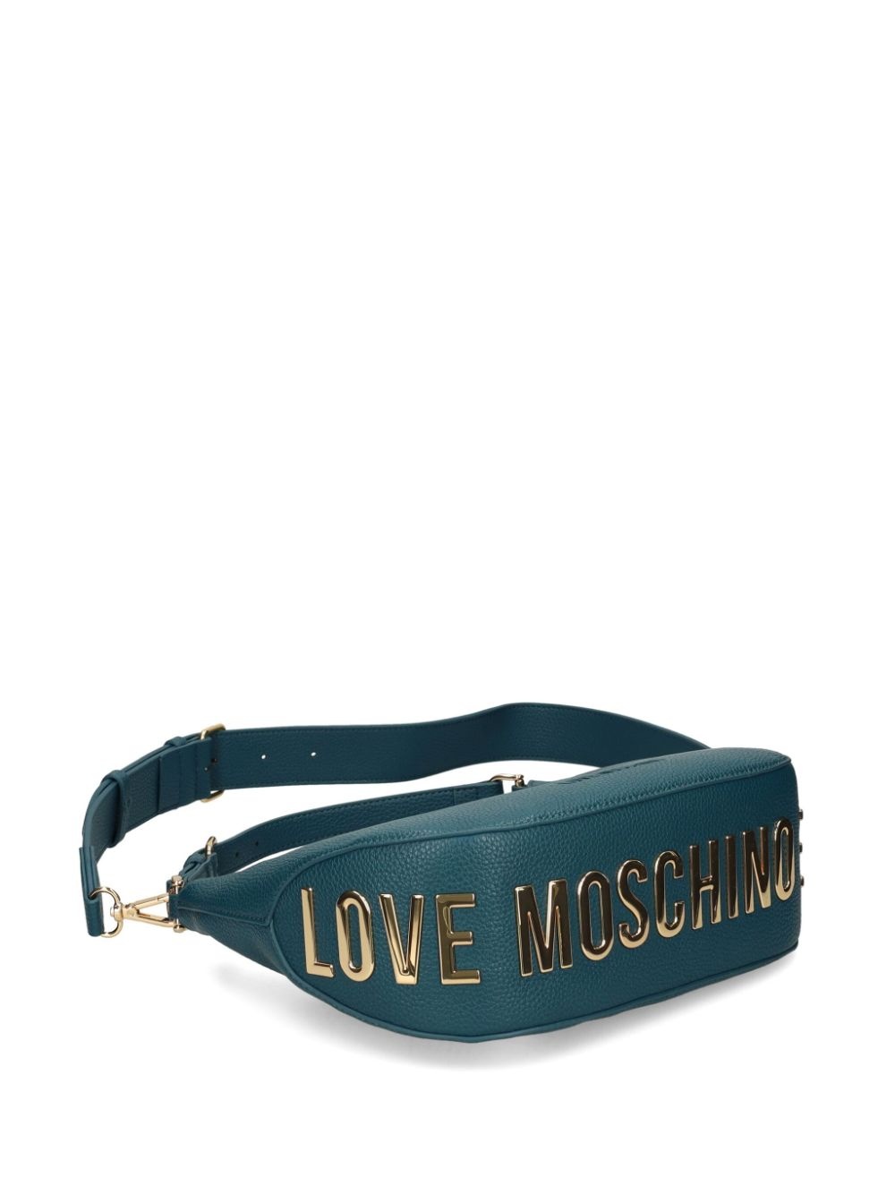 logo-lettering shoulder bag - 4