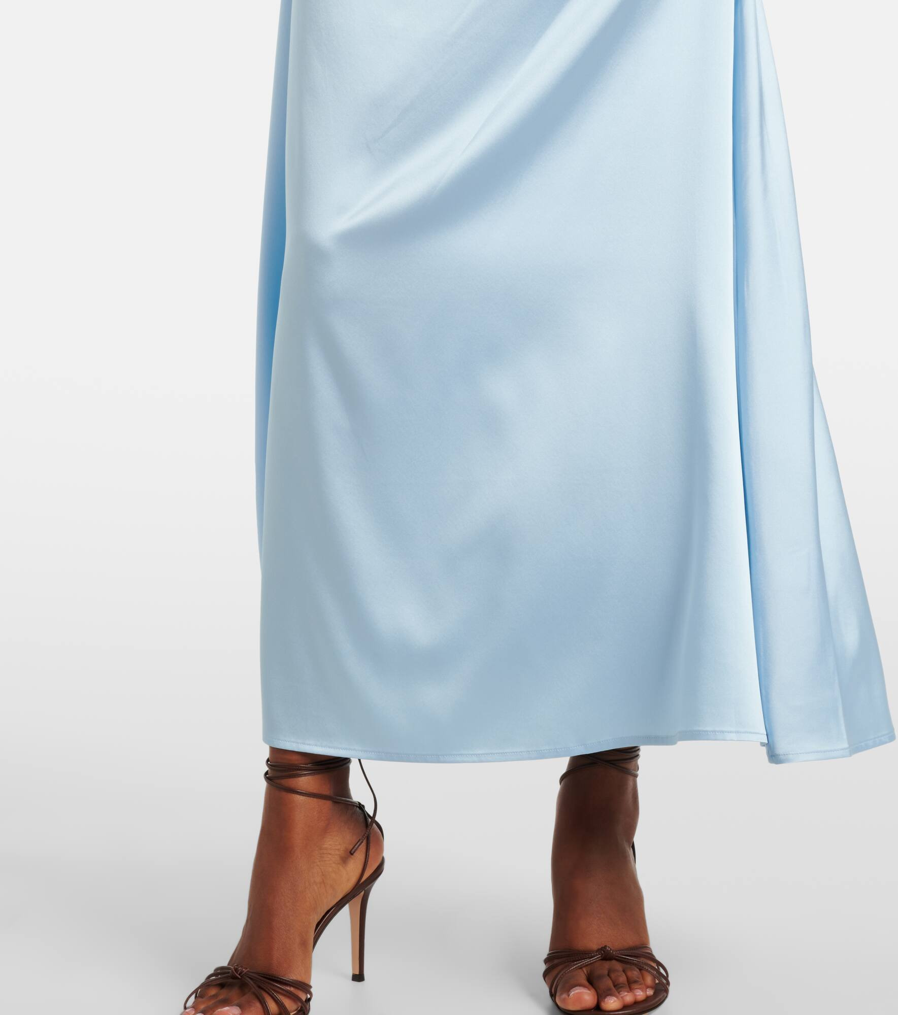 Phare silk-blend satin cocktail dress - 6