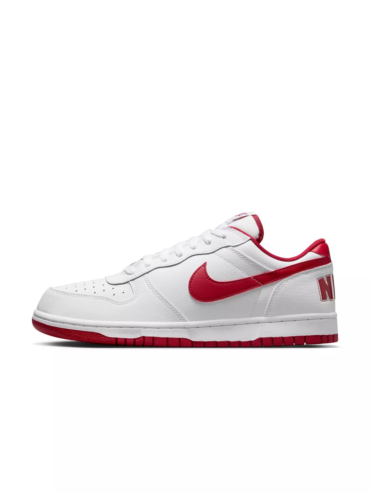 Big Low "White/Gym Red" Men's Shoe - 2