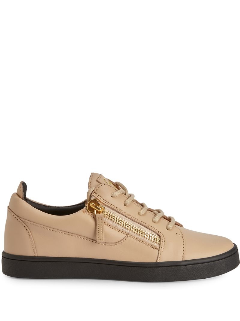 Nicki leather lace-up sneakers - 1