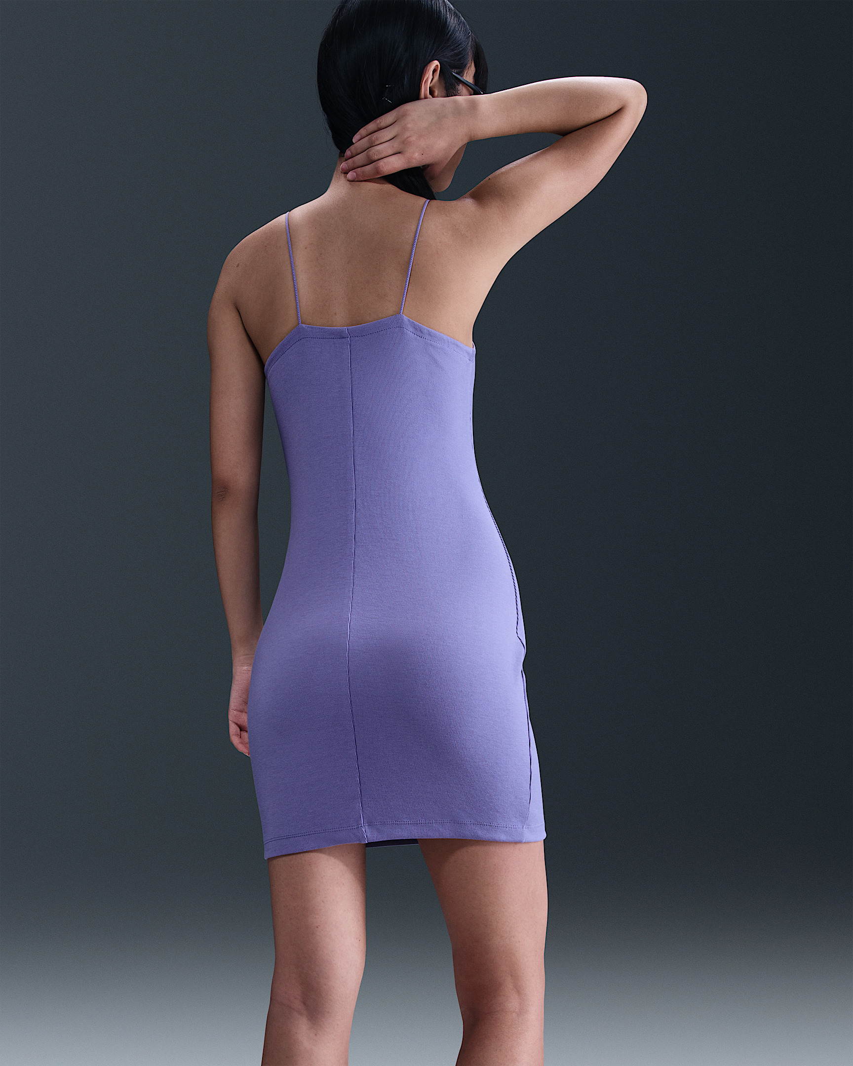 Nike Sportswear Chill Knit Women's Tight Mini-Rib Cami Dress - 3