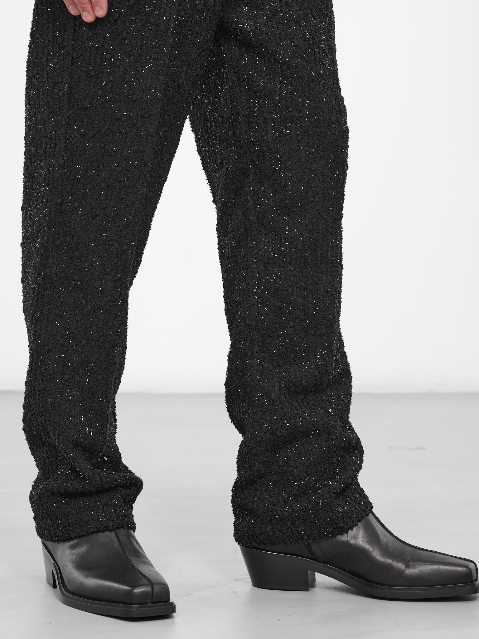 Zip Puller Glitter Trousers - 4