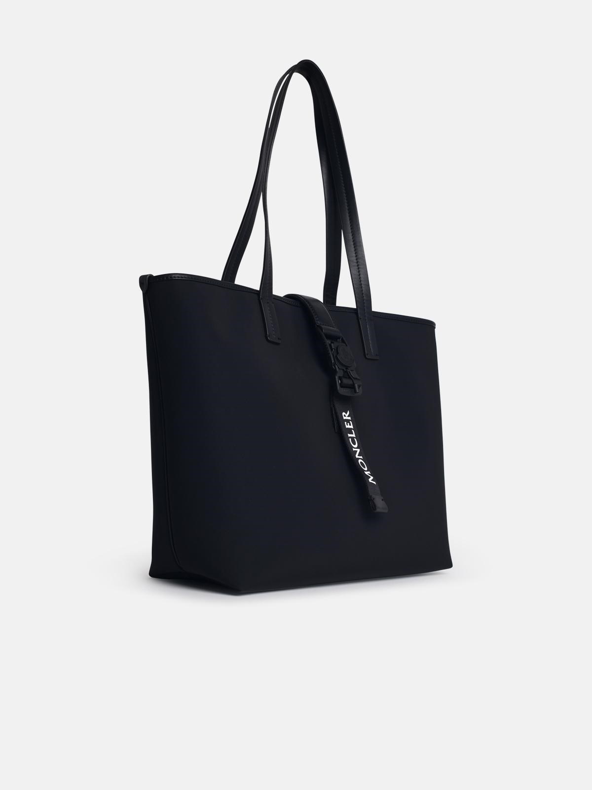 'TRICK' BLACK NYLON SHOPPING BAG - 2