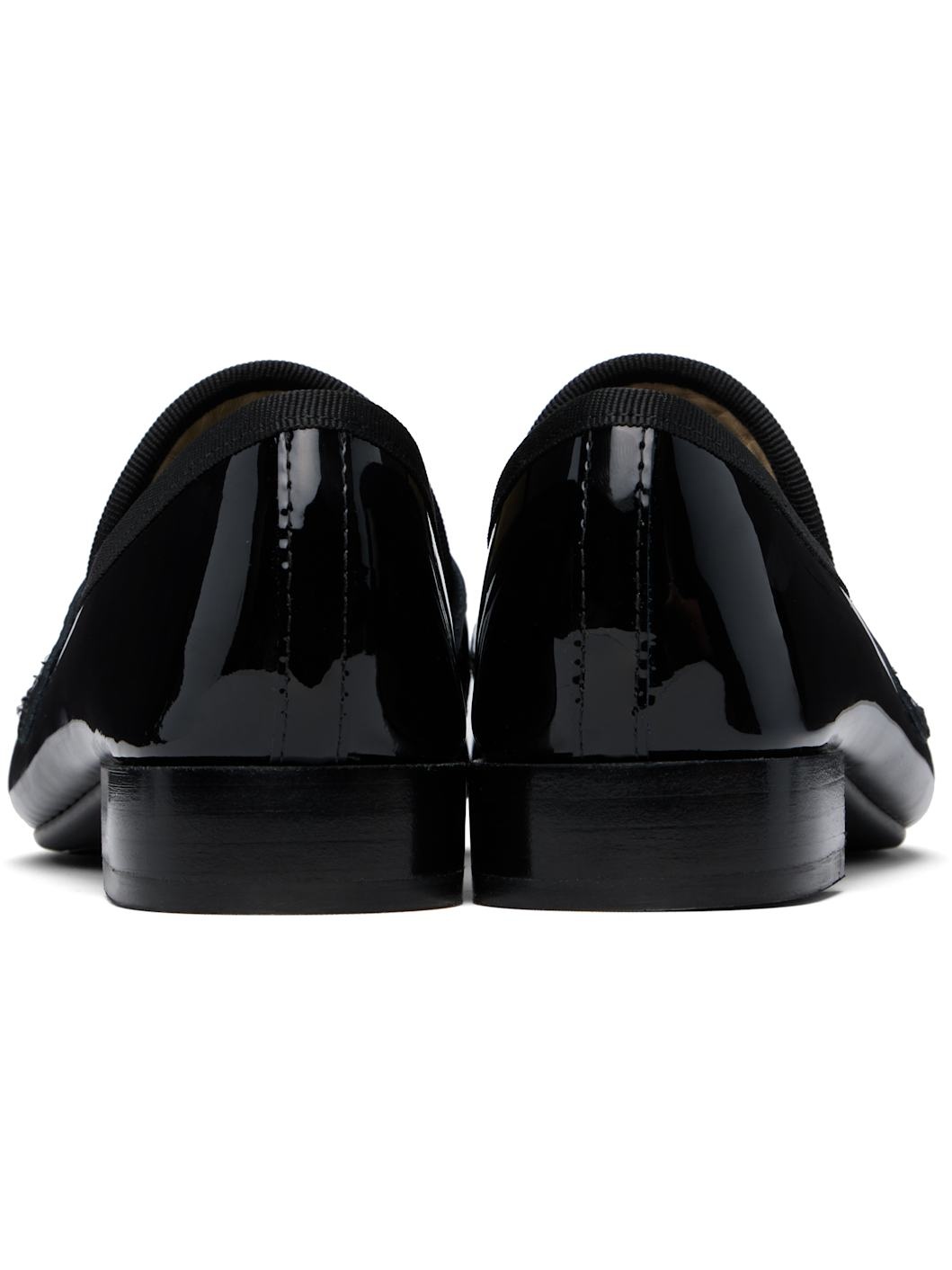 Black Michael Rubber Sole Loafers - 2