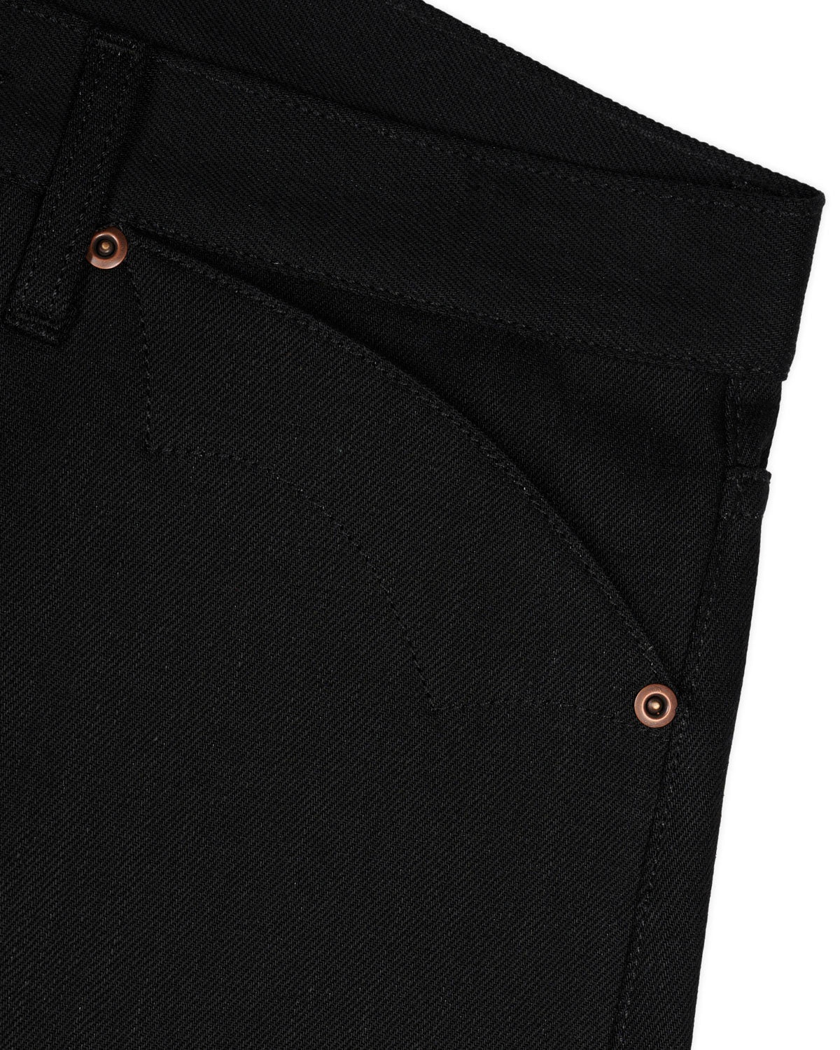 Type 00 13.2oz Selvedge Denim Pant - Black - 10