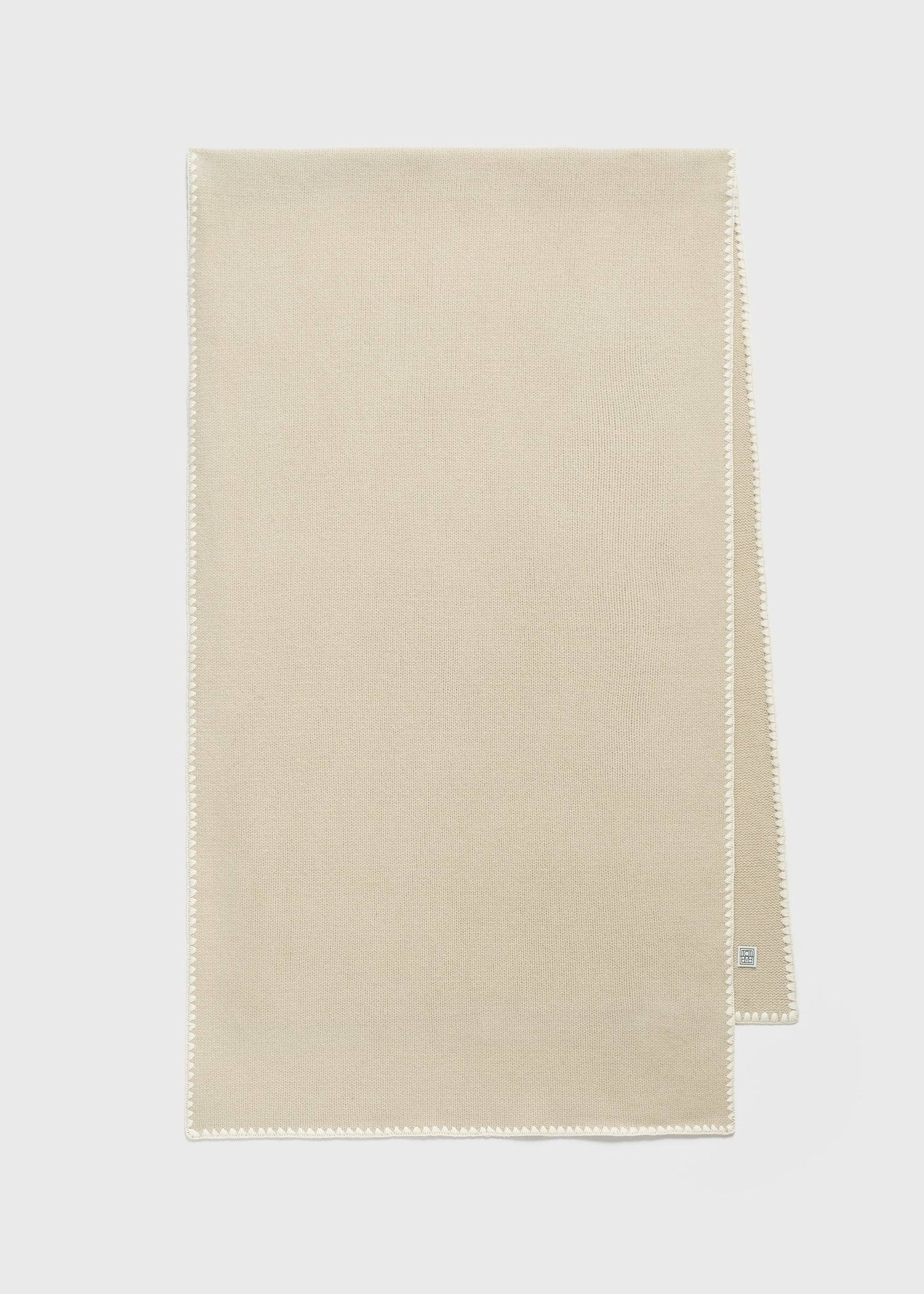 Embroidered wool cashmere scarf harvest - 6