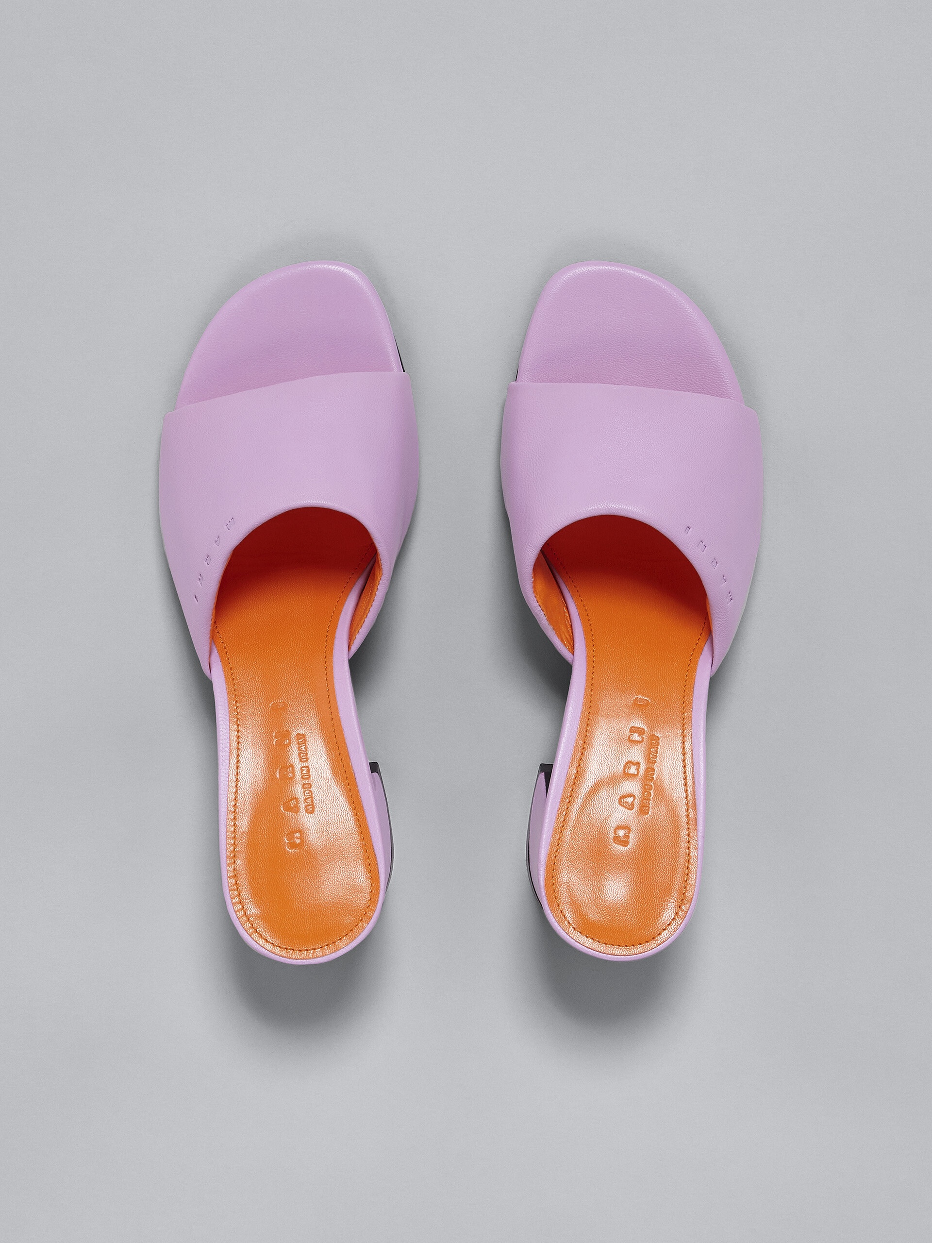 PINK LEATHER SANDAL - 4