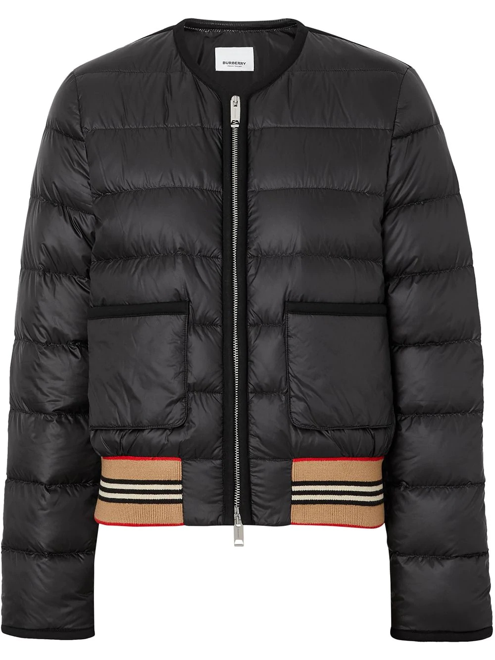 Icon Stripe Detail Down-filled Puffer Jacket - 1