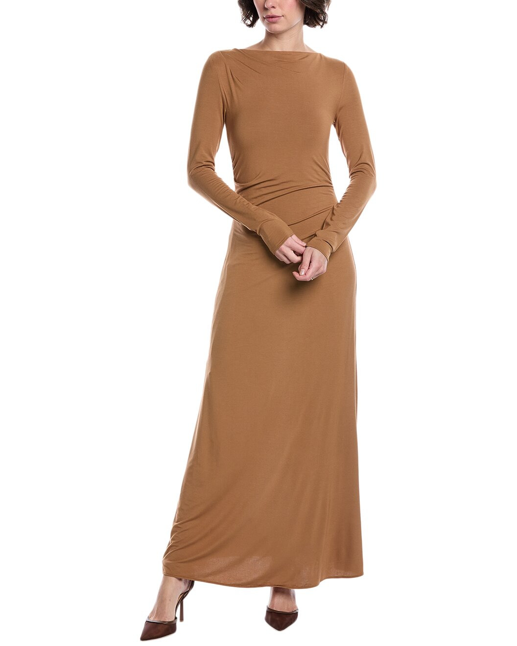 rag & bone Luca Asymmetric Drape Maxi Dress - 1