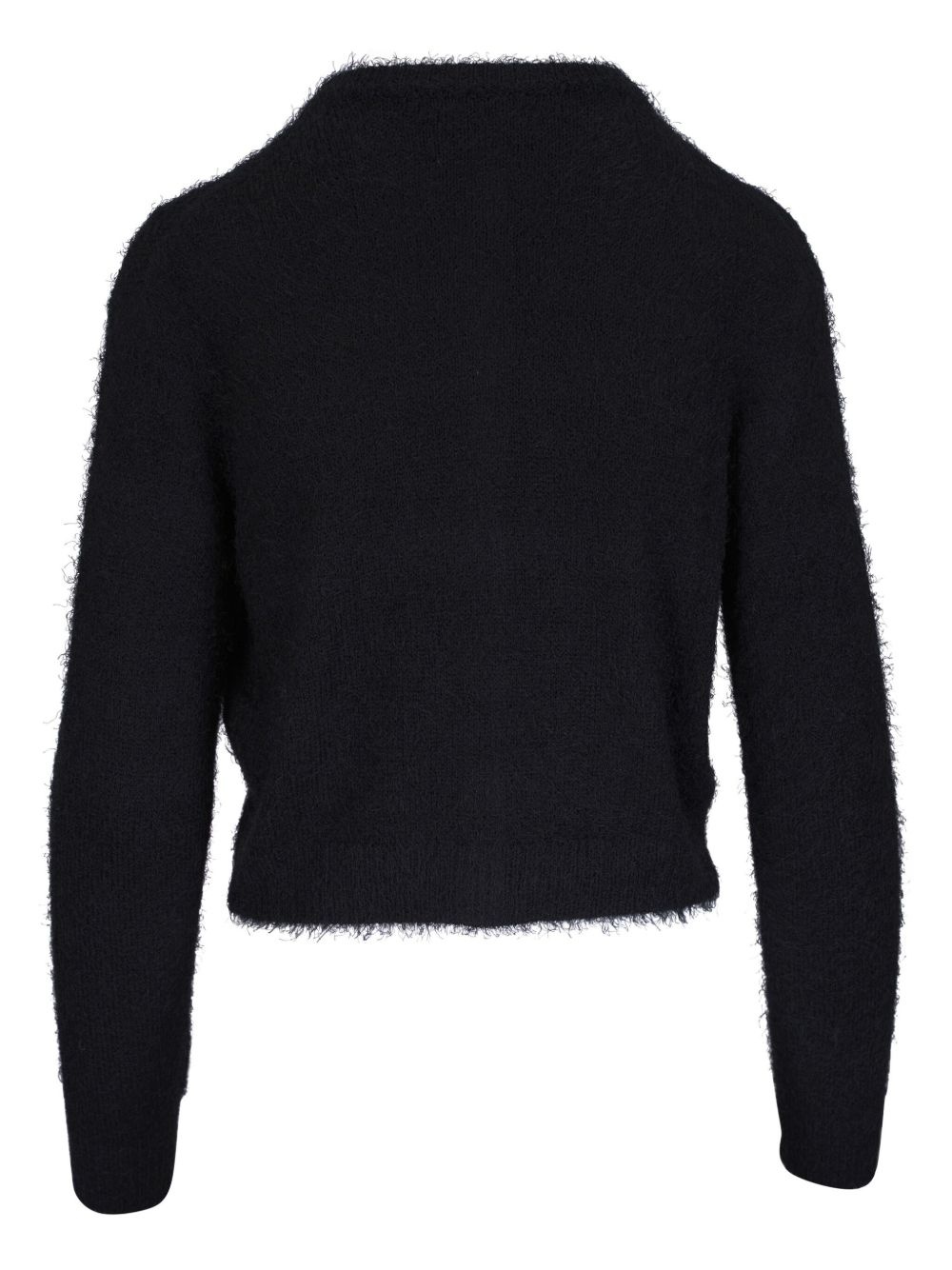 brushed cardigan - 2