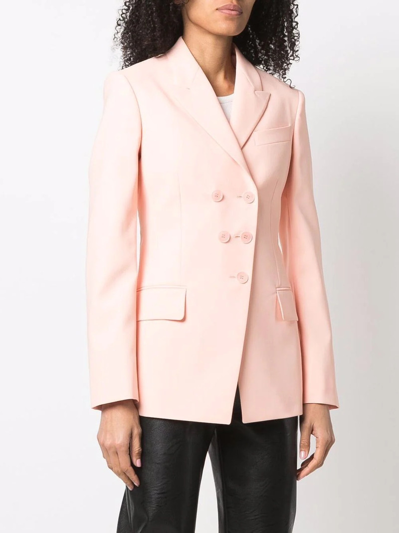 double-breasted tailored blazer 3