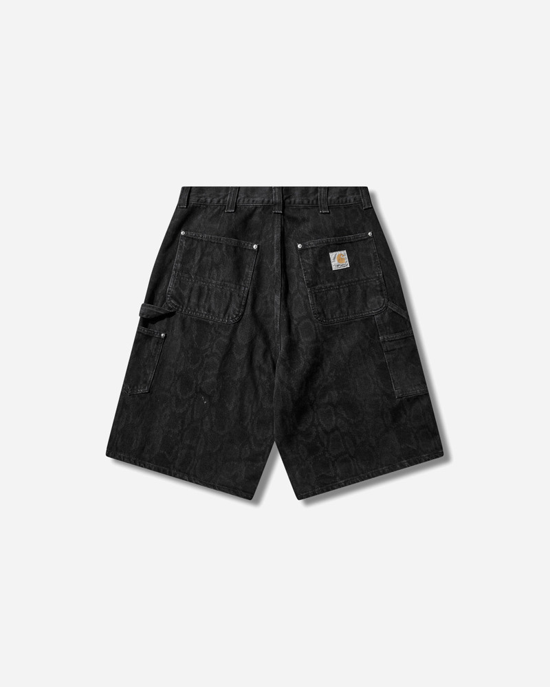Carhartt WIP Men's OG Double Knee Shorts Snake Camo / Black (Heavy Stone Wash) outlook