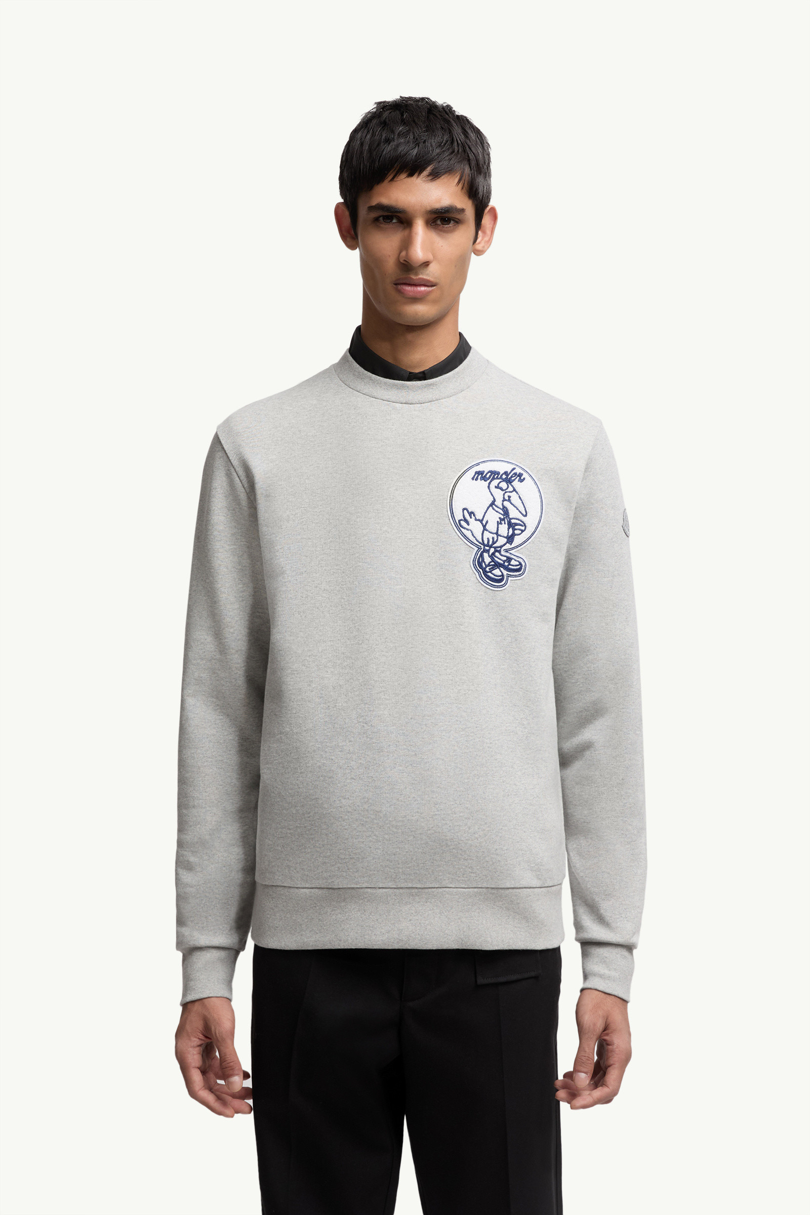 Mascot Patch Cotton Sweatshirt - 3