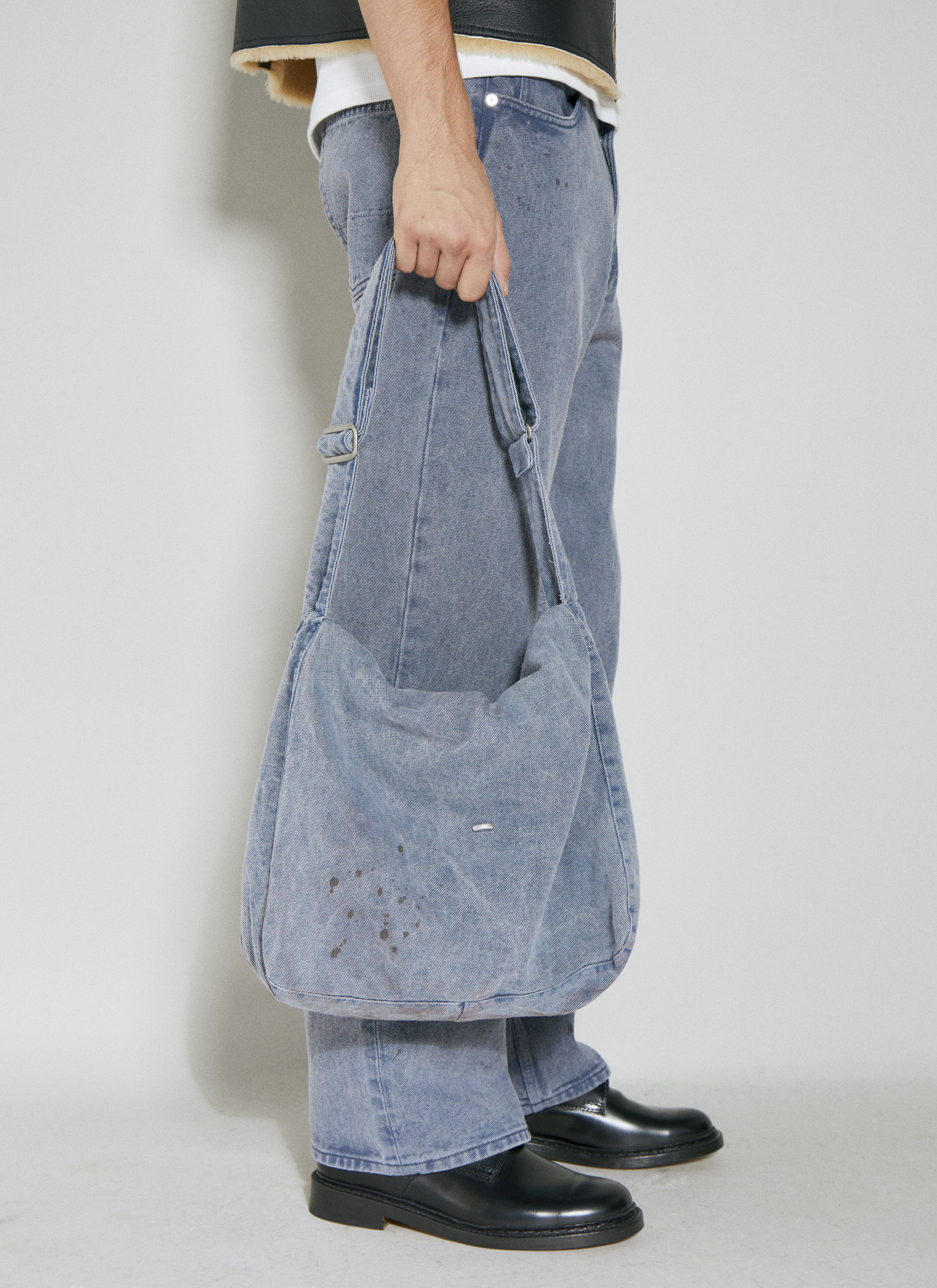 Blue Sling washed-denim cross-body bag, Our Legacy