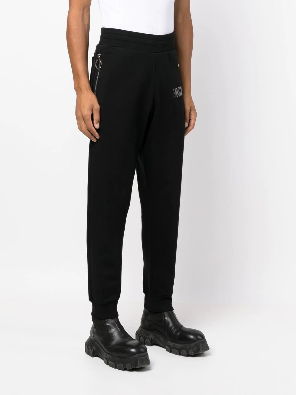 slim-cut track pants - 3