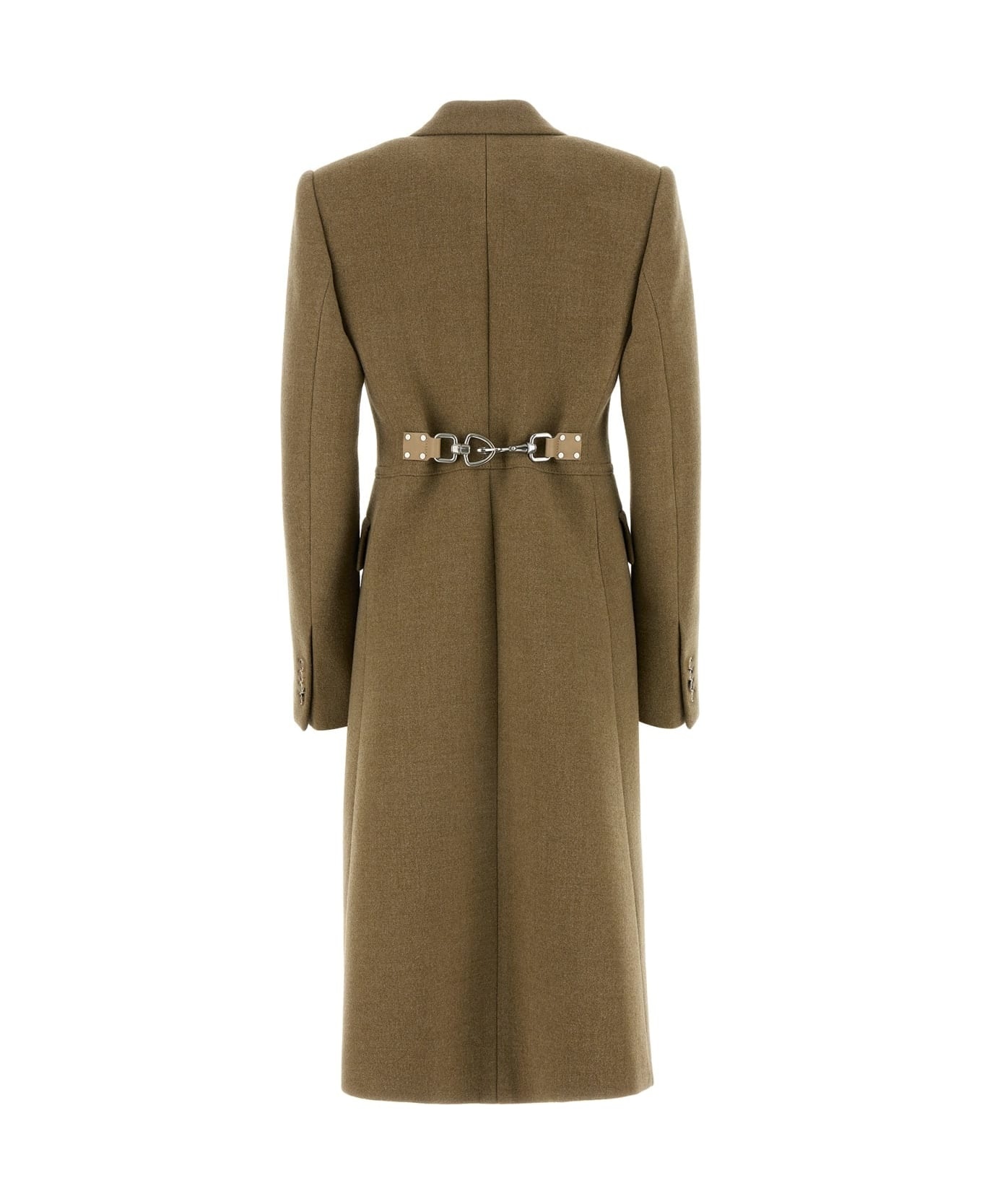 Beige Wool Blend Coat - 2