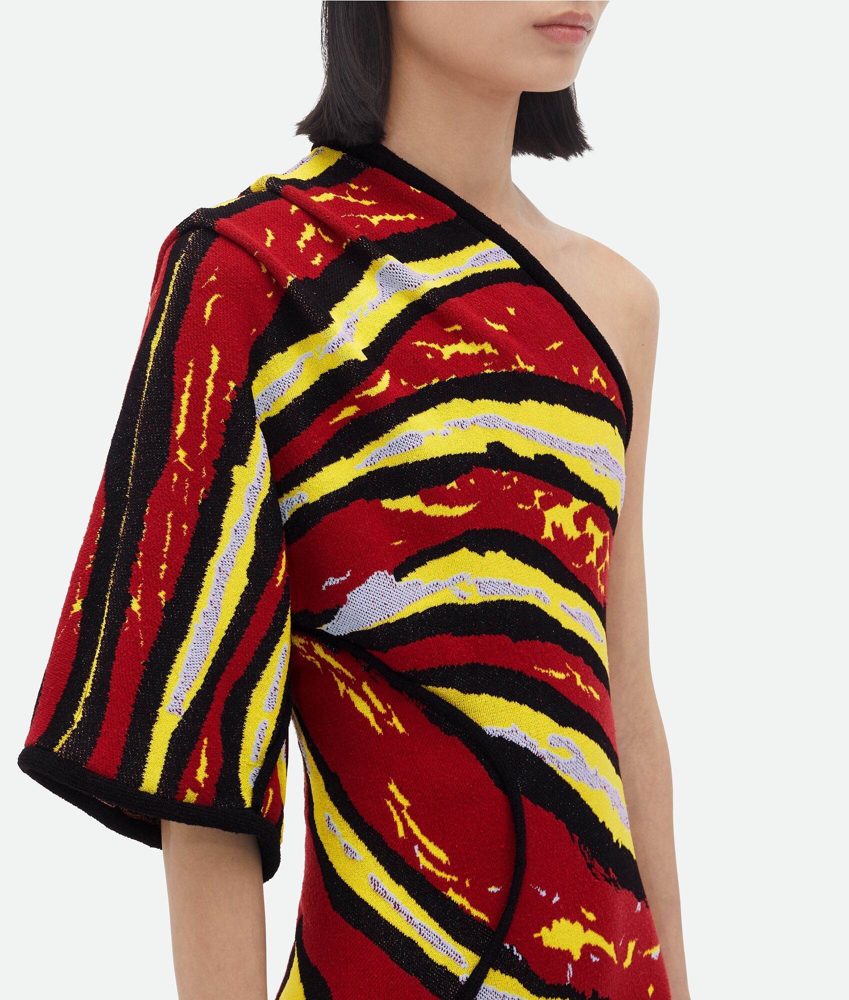 Viscose Jacquard Dress - 4