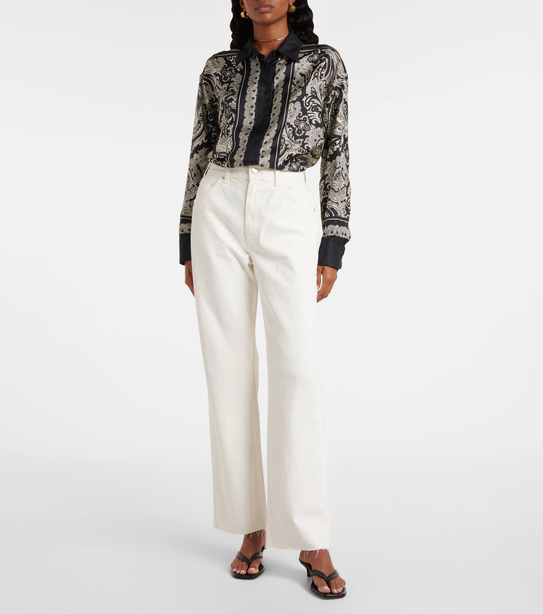 Calla high-rise cropped straight jeans - 7